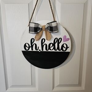 Welcome Door Sign